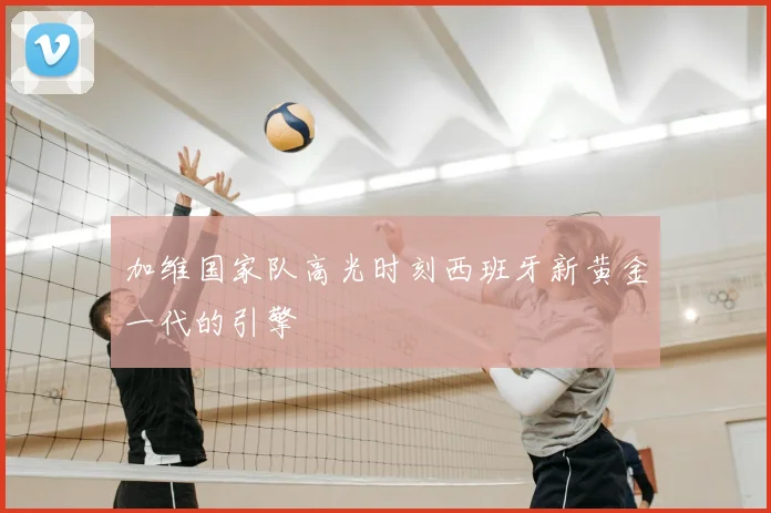 加维国家队高光时刻西班牙新黄金一代的引擎